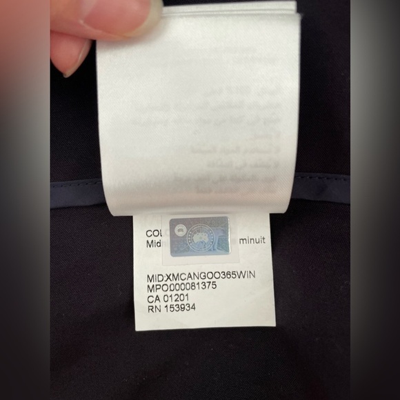 Canada Goose X Union NBA WITH UNION TOUSSAINT PARKA UNISEX MARINE NAVY NWT - Picture 10 of 11